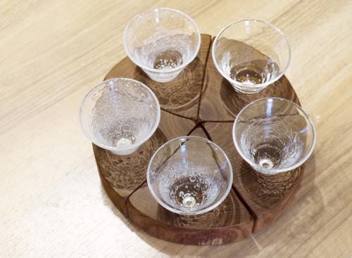 ハンドメイドが美しい グラス 5客セット 手吹き 工芸ガラス