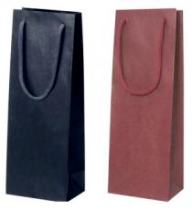 手提げ紙袋(720ml/750ml用・1本用)　紺/エンジ