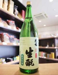 大七　きもと純米　本生　1800ml(黄緑)