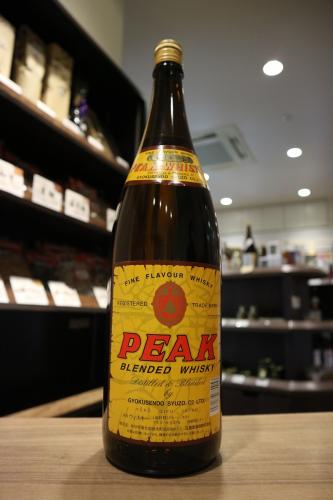 ピーク ウイスキー Peak Whisky 玉泉堂酒造 37度 1800ml 日本酒 地酒 自然派ワイン 本格焼酎 落花生 通販 矢島酒店