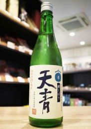 天青　春の朝しぼり　純米酒　直汲み　生原酒　1800ml(青玉)