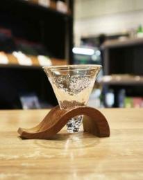 淳工房 木グラス　【バブル・小】ナミ台　単品