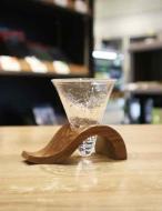 淳工房 木グラス　【ヒビ・小】ナミ台　単品