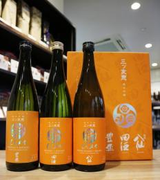  「八仙・田酒・豊盃 × レイメイ」三ッ友恵・あおもり酒米プロジェクト　720ml×3本