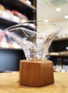 淳工房 木グラス　【ヒビ・片口・大】槐　単品