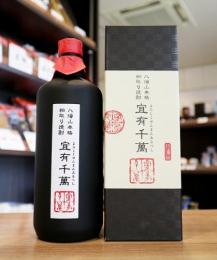 八海山本格粕取り焼酎　宜有千萬　原酒　米　40度　720ml(箱入)