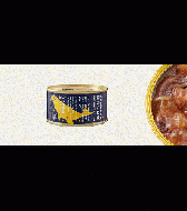 木の屋石巻水産　鯨のすじ煮　醤油味　150g(紺色)