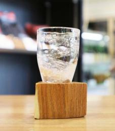 淳工房　木グラス　【ウズ・細小】　槐　単品