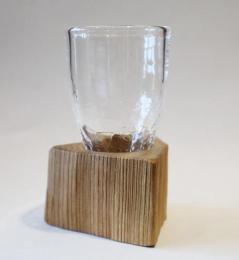 淳工房　木グラス　【ヒビ・細小】　槐　単品
