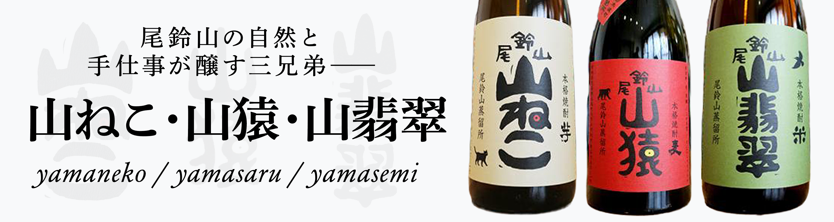 山ねこ・山猿・山翡翠一覧